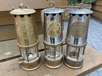 Selection of miners lamps, The Protector Lamp Company Eccles
